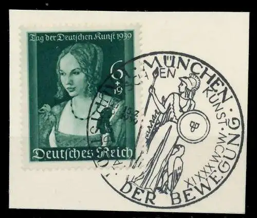 DEUTSCHES REICH 1939 Nr 700 zentrisch gestempelt Briefst³ck 8B0212