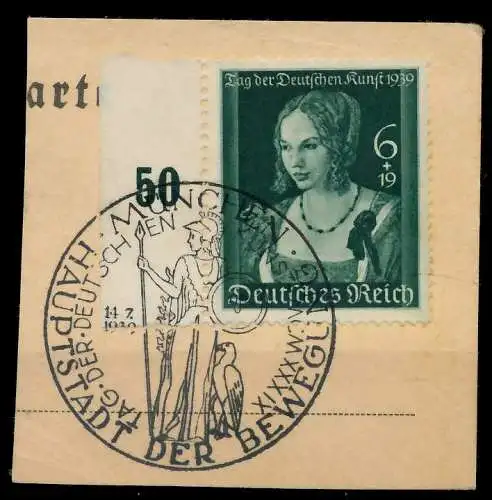 DEUTSCHES REICH 1939 Nr 700 zentrisch gestempelt Briefst³ck 8B0216