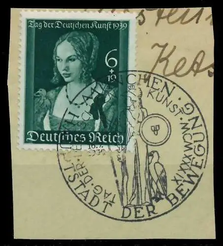DEUTSCHES REICH 1939 Nr 700 zentrisch gestempelt Briefst³ck 8B021E