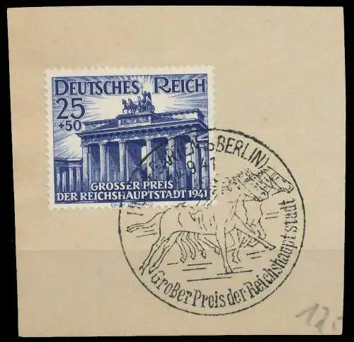 DEUTSCHES REICH 1941 Nr 803 zentrisch gestempelt Briefst³ck 8B029A