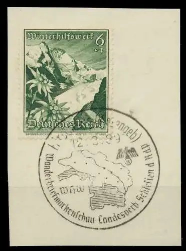 DEUTSCHES REICH 1938 Nr 678 zentrisch gestempelt Briefst³ck 8B02DA