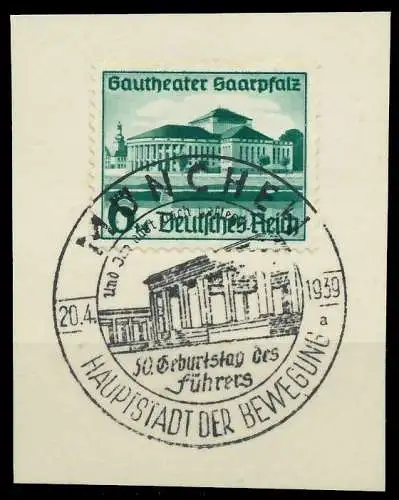 DEUTSCHES REICH 1938 Nr 673 zentrisch gestempelt Briefst³ck 8B03A6