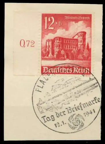 DEUTSCHES REICH 1940 Nr 756 zentrisch gestempelt Briefst³ck 8B03E6