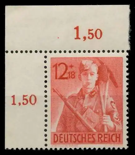 DEUTSCHES REICH 1943 Nr 853 postfrisch ECKE-OLI 8B0522