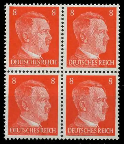 DEUTSCHES REICH 1941 Nr 786 postfrisch VIERERBLOCK 8B0782