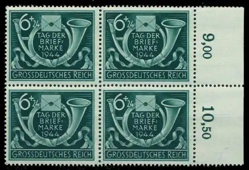 DEUTSCHES REICH 1944 Nr 904 postfrisch VIERERBLOCK ORA 8B08C2