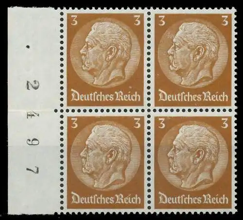 DEUTSCHES REICH 1933 Nr 513 postfrisch VIERERBLOCK SRA 8B505A