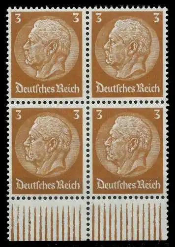 DEUTSCHES REICH 1933 Nr 513 postfrisch VIERERBLOCK URA 8B505E