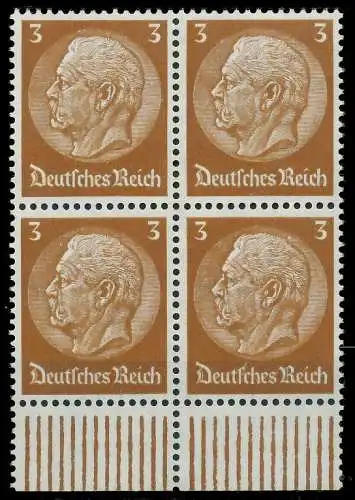 DEUTSCHES REICH 1933 Nr 513 postfrisch VIERERBLOCK URA 8B5062