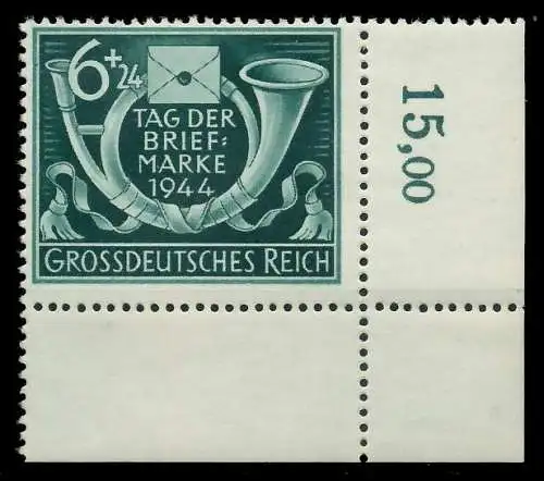 DEUTSCHES REICH 1944 Nr 904 postfrisch ECKE-ORE 8B50BA