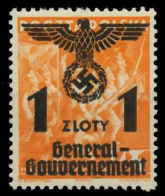 GENERALGOUVERNEMENT Nr 27 postfrisch 8B5162