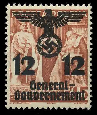 GENERALGOUVERNEMENT Nr 33I postfrisch 8B517E