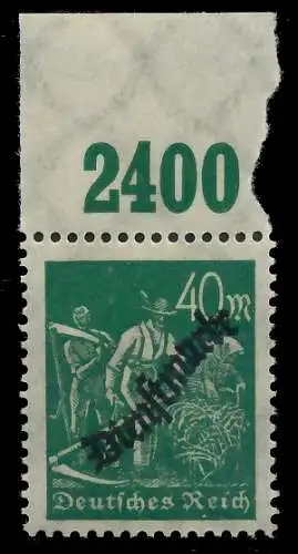 DEUTSCHES REICH DIENSTMARKEN 1923 Nr 77a POR postfrisch 8CCA36