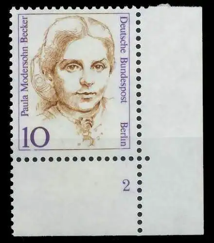BERLIN DS FRAUEN Nr 806 postfrisch FORMNUMMER 2 8D996A
