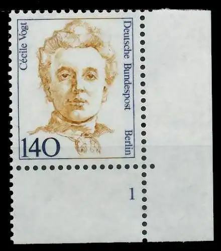 BERLIN DS FRAUEN Nr 848 postfrisch FORMNUMMER 1 8D99AA