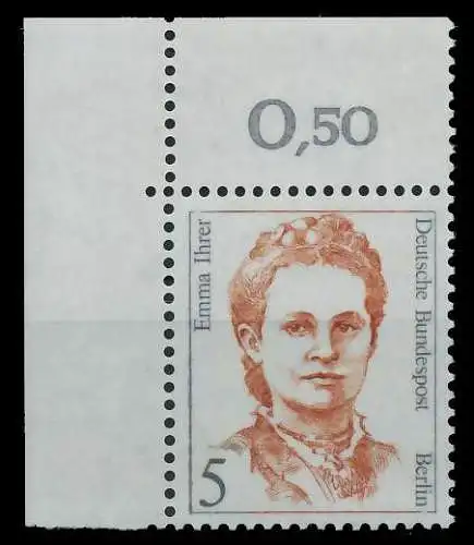BERLIN DS FRAUEN Nr 833 postfrisch ECKE-OLI 8D99D2