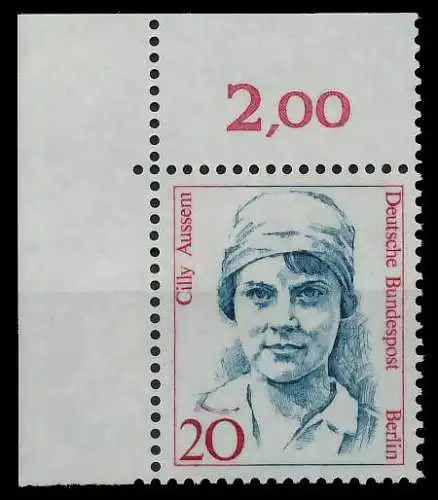 BERLIN DS FRAUEN Nr 811 postfrisch ECKE-OLI 8D99DA