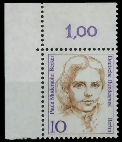 BERLIN DS FRAUEN Nr 806 postfrisch ECKE-OLI 8D99E2