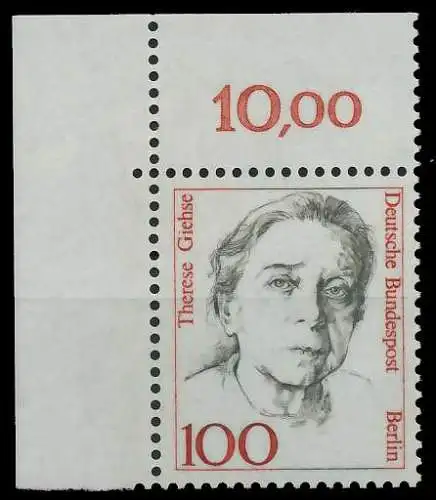 BERLIN DS FRAUEN Nr 825 postfrisch ECKE-OLI 8D99E6