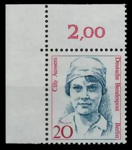 BERLIN DS FRAUEN Nr 811 postfrisch ECKE-OLI 8D99FE