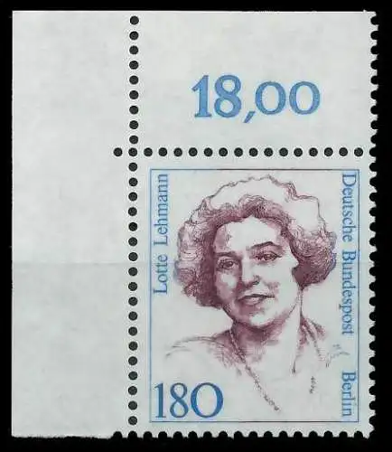 BERLIN DS FRAUEN Nr 844 postfrisch ECKE-OLI 8D9A1A