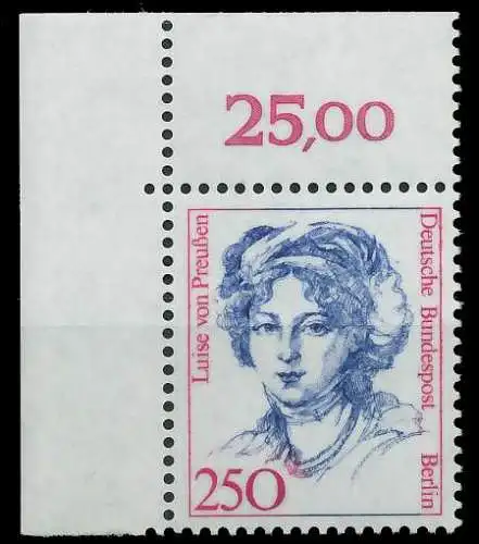 BERLIN DS FRAUEN Nr 845 postfrisch ECKE-OLI 8D9A36