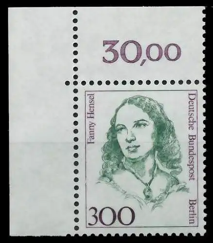 BERLIN DS FRAUEN Nr 849 postfrisch ECKE-OLI 8D9A3A