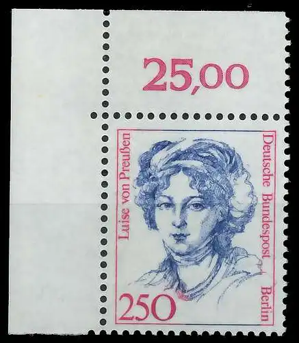 BERLIN DS FRAUEN Nr 845 postfrisch ECKE-OLI 8D9A42
