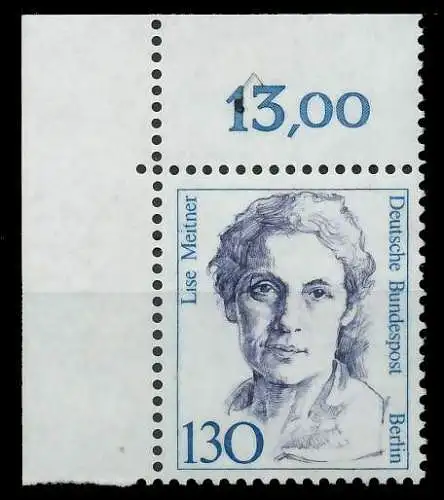 BERLIN DS FRAUEN Nr 812 postfrisch ECKE-OLI 8D9A4A
