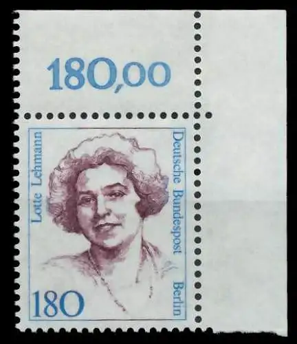 BERLIN DS FRAUEN Nr 844 postfrisch ECKE-ORE 8D9A96