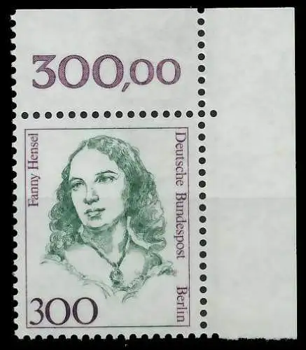 BERLIN DS FRAUEN Nr 849 postfrisch ECKE-ORE 8D9AAA