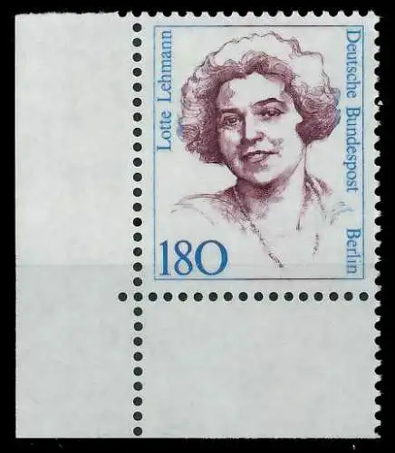 BERLIN DS FRAUEN Nr 844 postfrisch ECKE-ULI 8D9AE6