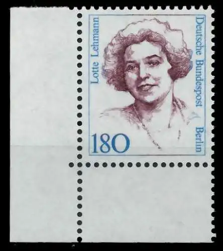 BERLIN DS FRAUEN Nr 844 postfrisch ECKE-ULI 8D9B0E