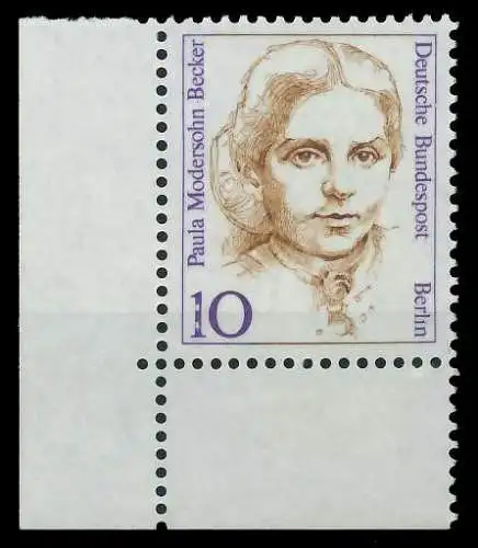 BERLIN DS FRAUEN Nr 806 postfrisch ECKE-ULI 8D9B1A
