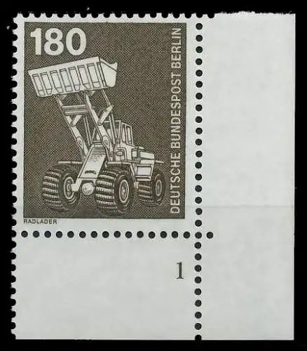 BERLIN DS INDUSTRIE U. TECHNIK Nr 585 postfrisch FORMNU 8E2606