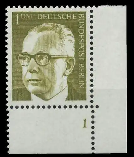 BERLIN DS HEINEM Nr 369 postfrisch FORMNUMMER 1 8E287E