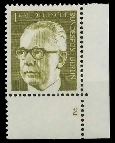 BERLIN DS HEINEM Nr 369 postfrisch FORMNUMMER 2 8E28DA