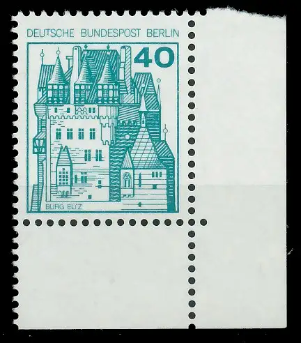 BERLIN DS BURGEN U. SCHLÖSSER Nr 535 postfrisch ECKE-UR 8E29A2