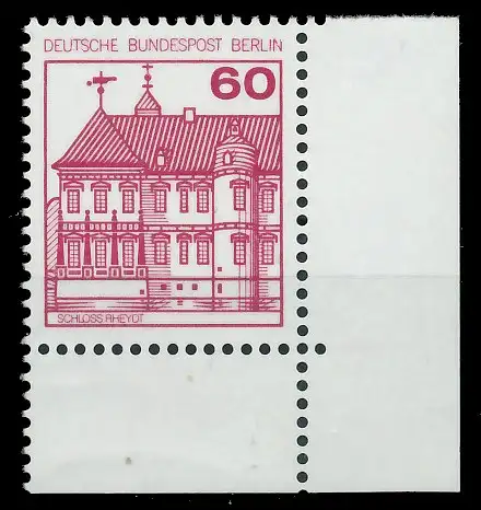 BERLIN DS BURGEN U. SCHLÖSSER Nr 611A postfrisch ECKE-U 8E29C2