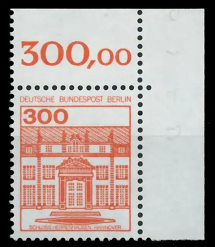 BERLIN DS BURGEN U. SCHLÖSSER Nr 677 postfrisch ECKE-OR 8E2A16