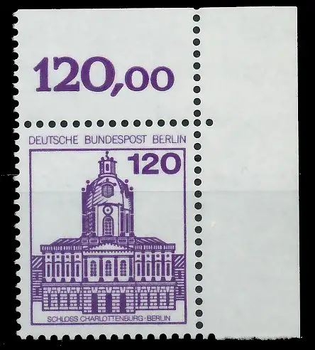BERLIN DS BURGEN U. SCHLÖSSER Nr 675 postfrisch ECKE-OR 8E2A1E