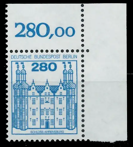 BERLIN DS BURGEN U. SCHLÖSSER Nr 676 postfrisch ECKE-OR 8E2A32