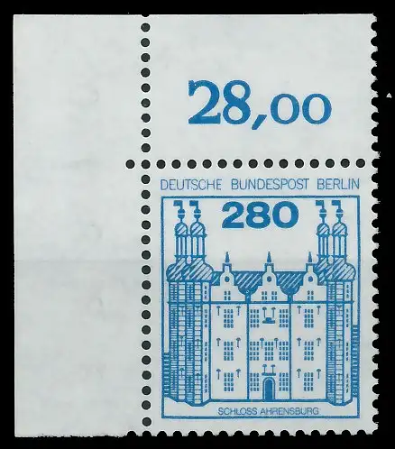 BERLIN DS BURGEN U. SCHLÖSSER Nr 676 postfrisch ECKE-OL 8E2A5A
