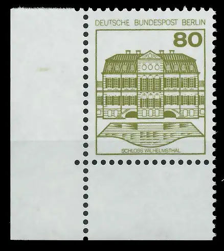 BERLIN DS BURGEN U. SCHLÖSSER Nr 674A postfrisch ECKE-U S931FC6