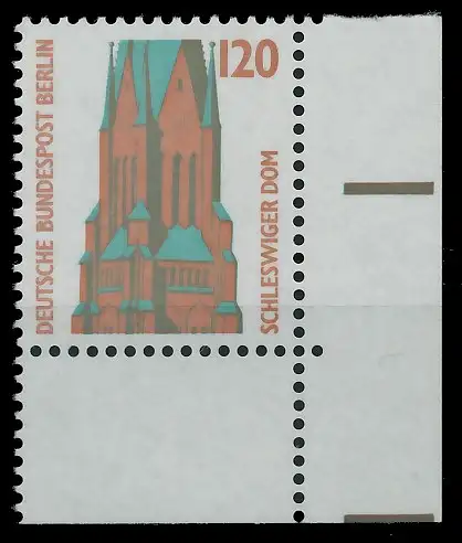 BERLIN DS SEHENSWÜRDIGKEITEN Nr 815 postfrisch ECKE-URE S932072