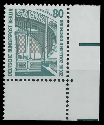 BERLIN DS SEHENSWÜRDIGKEITEN Nr 796 postfrisch ECKE-URE S93206A