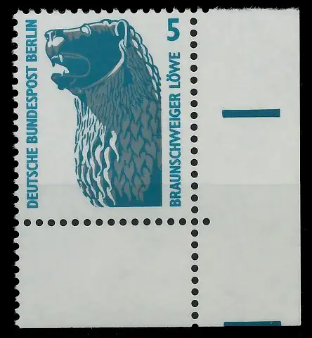 BERLIN DS SEHENSWÜRDIGKEITEN Nr 863 postfrisch ECKE-URE S932056