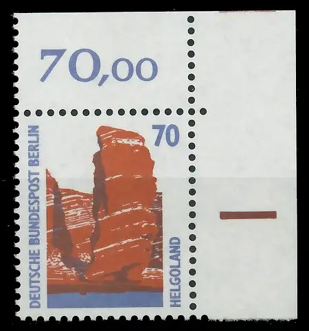 BERLIN DS SEHENSWÜRDIGKEITEN Nr 874 postfrisch ECKE-ORE 8E8292