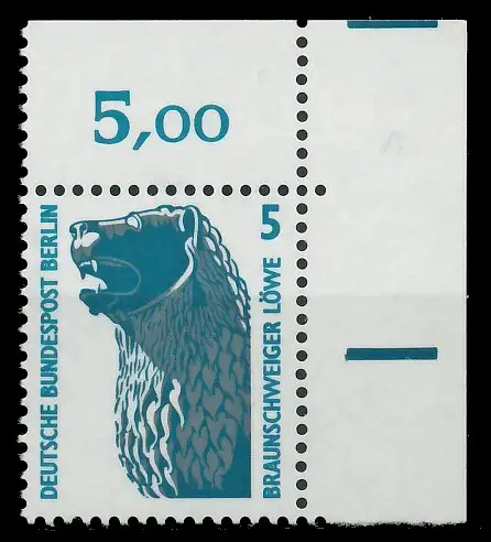 BERLIN DS SEHENSWÜRDIGKEITEN Nr 863 postfrisch ECKE-ORE 8E82A6