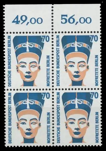 BERLIN DS SEHENSWÜRDIGKEITEN Nr 814 postfrisch VIERERBL 8E8316